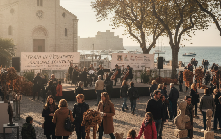 Trani in Fermento: Armonie d'Autunno, Arte Nascente e il Battito della Vita Civica