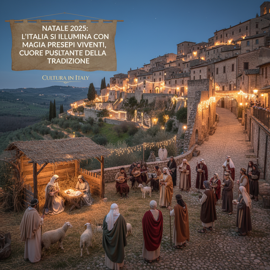 Natale 2025: L'Italia si Illumina con la Magia dei Presepi Viventi, Cuore Pulsante della Tradizione