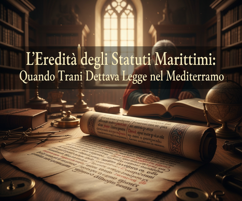 L'Eredità degli Statuti Marittimi: Quando Trani Dettava Legge nel Mediterraneo