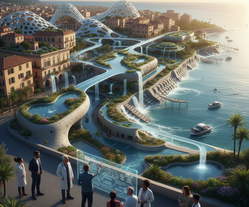 La Città Spugna e l'Architettura Liquida: Come l'Italia Ridisegna le Coste e gli Spazi Urbani nel 2026