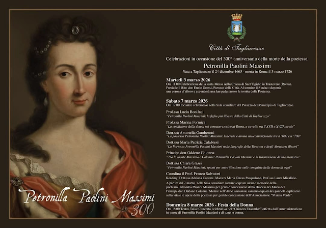 Maria Patrizia Calabresi: La poetessa Petronilla Paolini Massimi, “femminista ante literam”