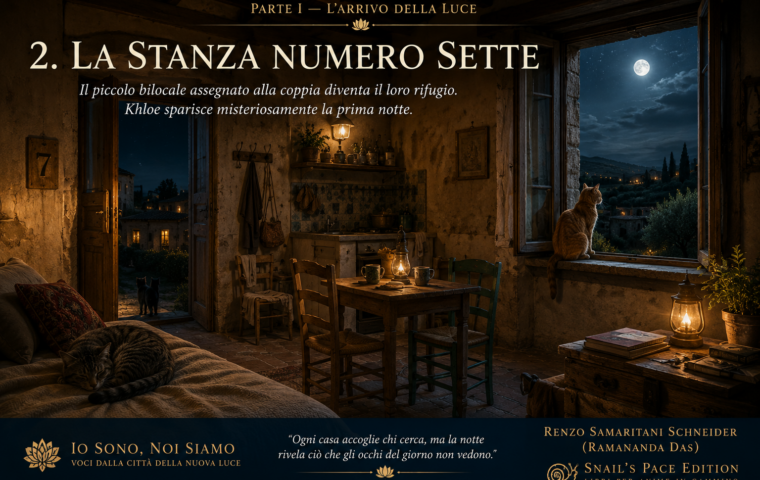 Capitolo 2 Io Sono, Noi Siamo: "La stanza numero sette", Voci dalla Città della Nuova Luce di Renzo Samaritani Schneider