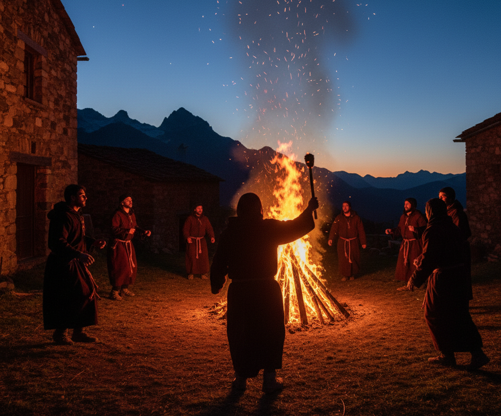 Il Canto del Fuoco: I Riti Igniferi e l'Anima Ardente dell'Appennino