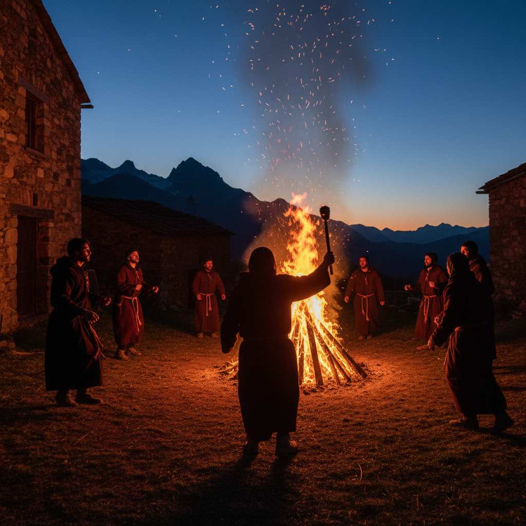 Il Canto del Fuoco: I Riti Igniferi e l'Anima Ardente dell'Appennino