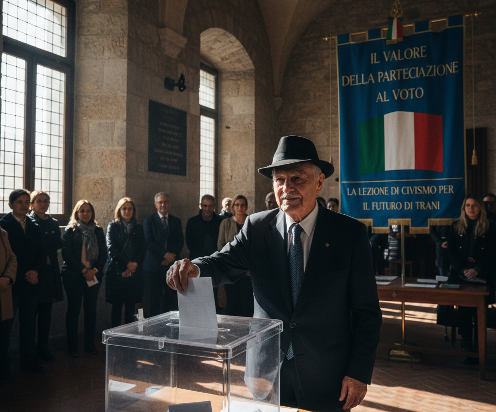Il valore della partecipazione al voto: la lezione di civismo di un cittadino per il futuro di Trani