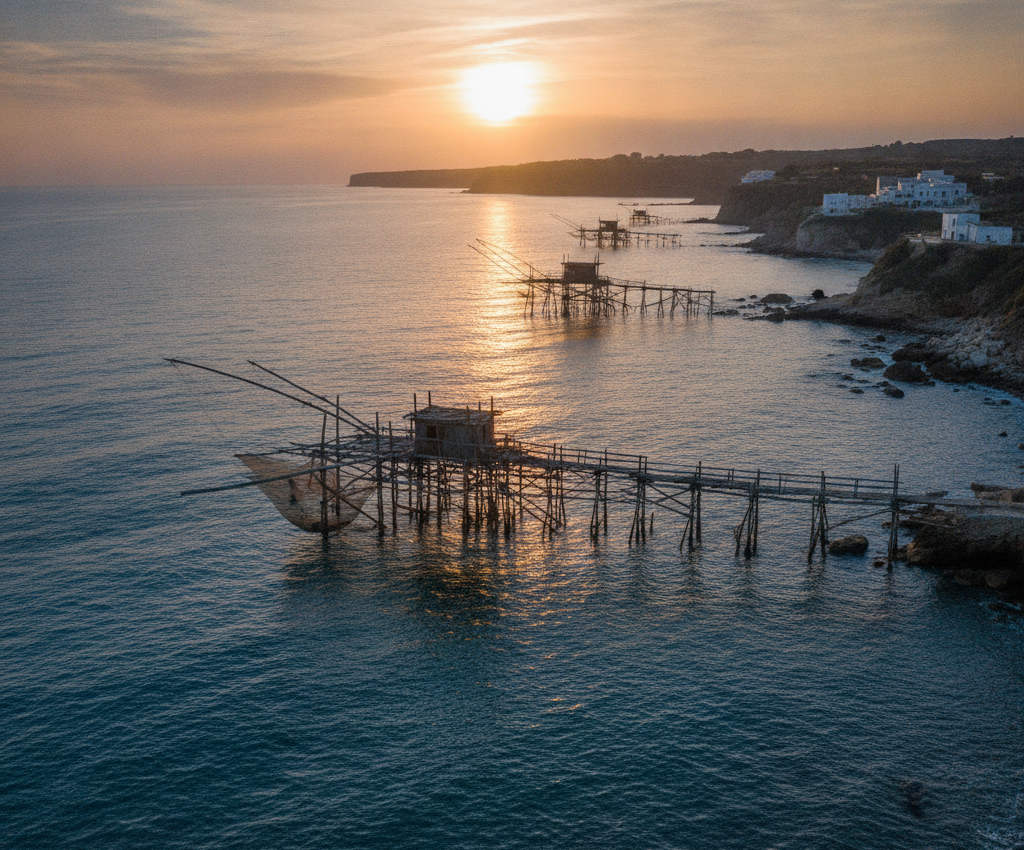 La Costa dei Trabocchi: Sentinelle di Legno e Sospiri sul Mare Adriatico
