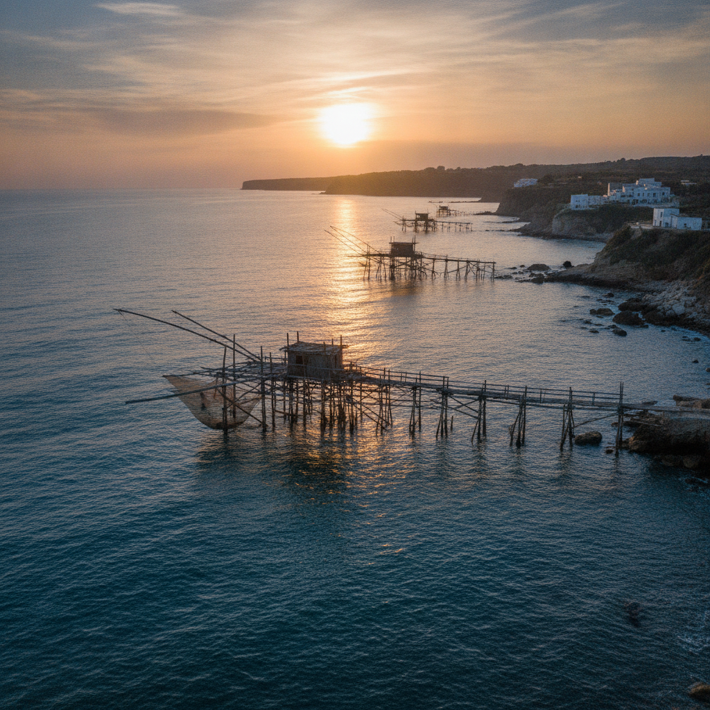 La Costa dei Trabocchi: Sentinelle di Legno e Sospiri sul Mare Adriatico