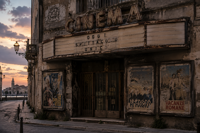 "Il vecchio cinema chiuso" di Renzo Samaritani Schneider