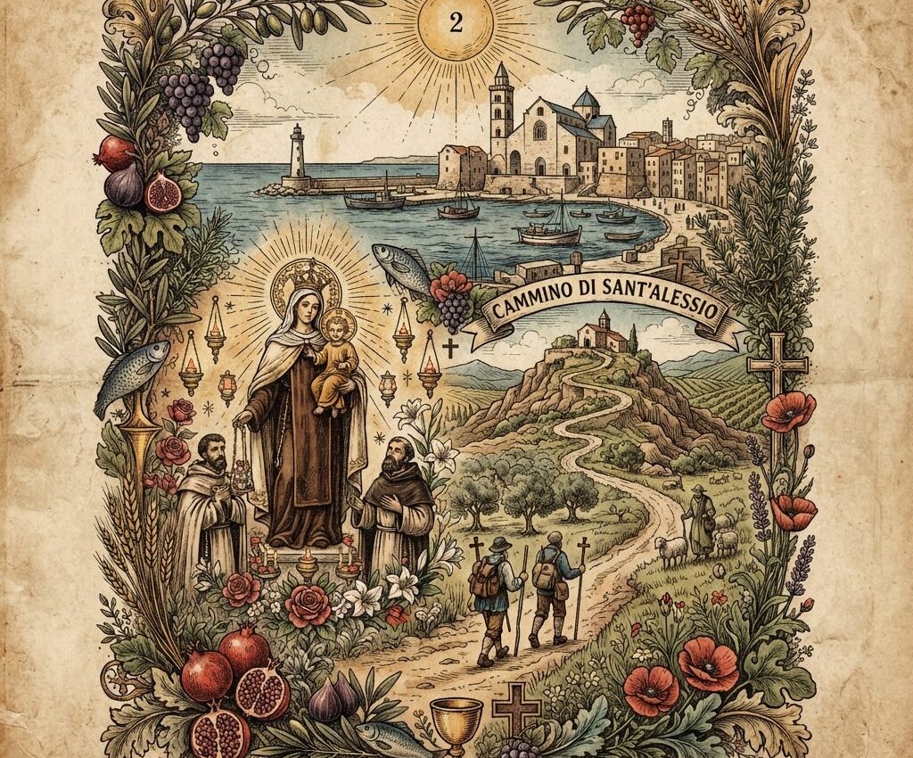 Melodie Meridionali della Terra e dello Spirito: L'Almanacco di Trani Italia News tra la Devozione del Carmelo, il Cammino di Sant'Alessio e i Sapori Vivi dell'Estate