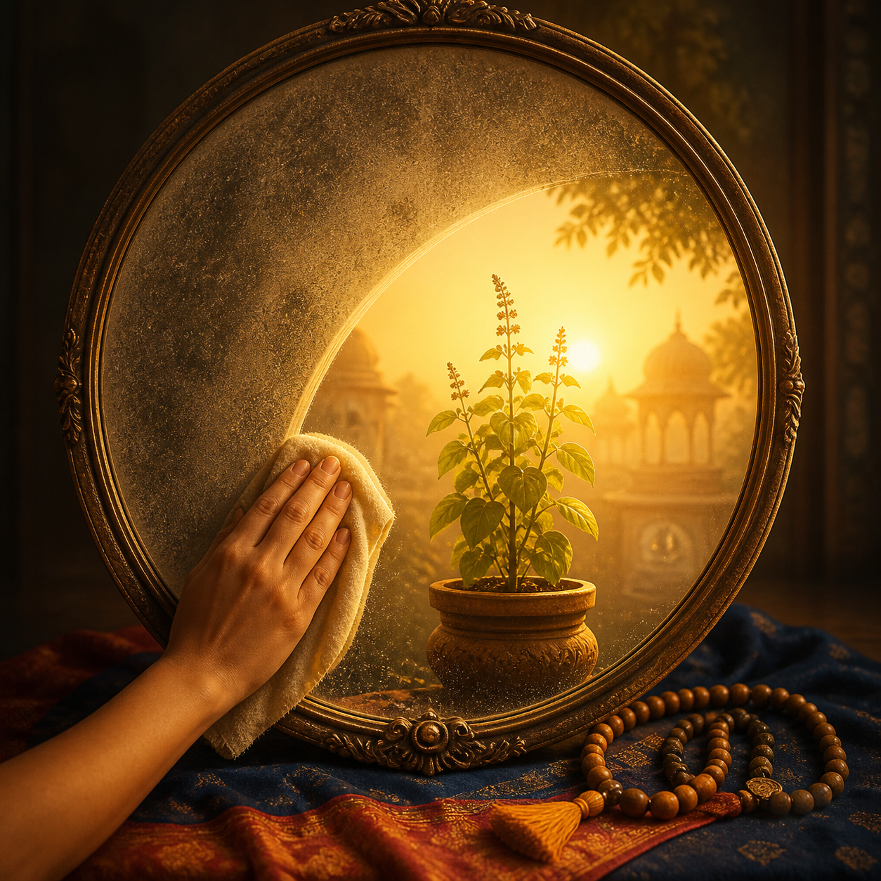 Pulire lo specchio del cuore – Bhagavad Gita 9.2