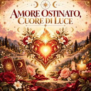 Copertina illustrativa generata con IA per Amore Ostinato
