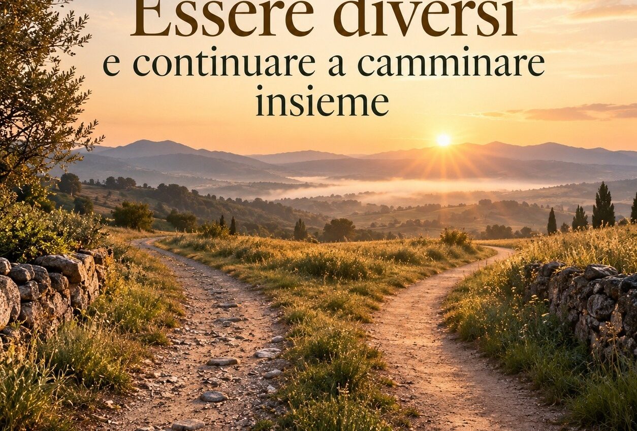 Copertina originale della puntata 1: Essere diversi e continuare a camminare insieme